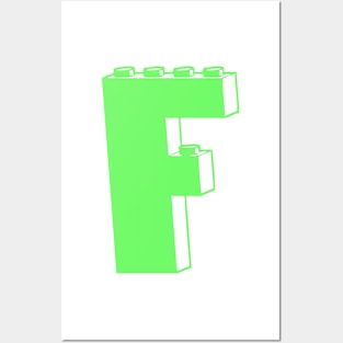 THE LETTER F Posters and Art